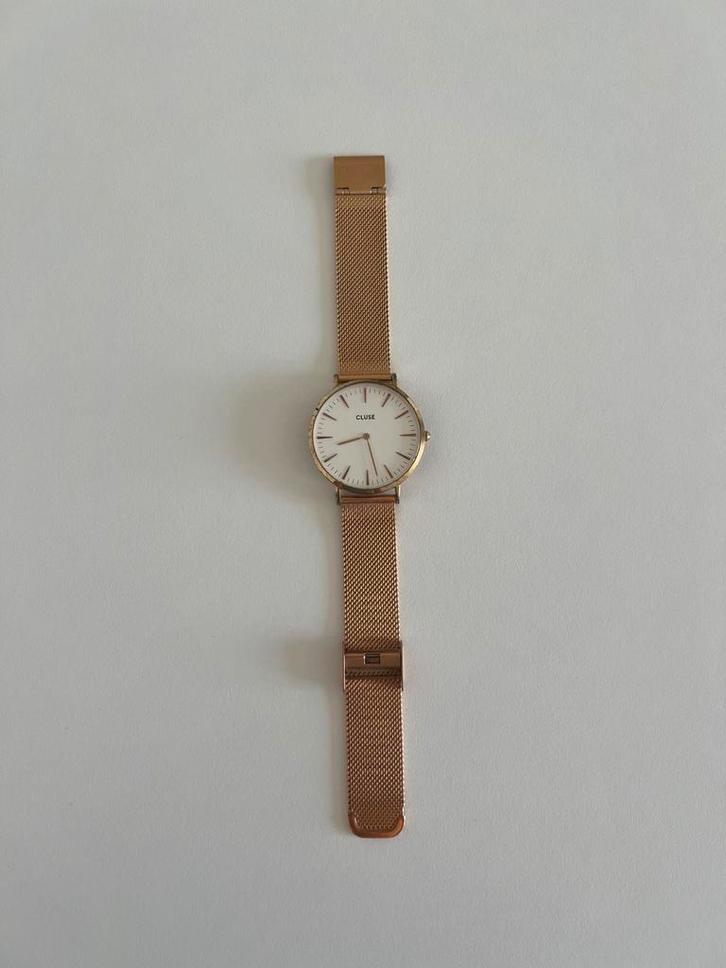 Cluse horloge - Rosegold, Sieraden, Tassen en Uiterlijk, Horloges | Dames, Gebruikt, Polshorloge, Ophalen of Verzenden