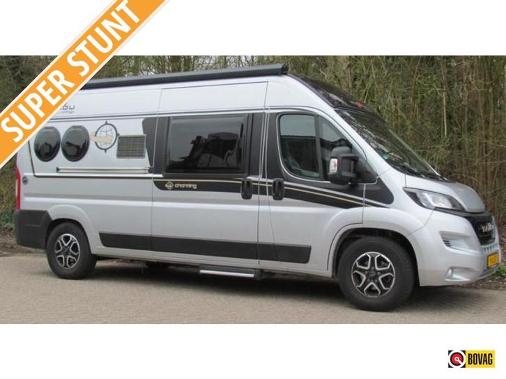 Malibu Charming GT Skyview 600 DB Dwarsbed, Automaat,, Caravans en Kamperen, Campers, Bedrijf, tot en met 4, Malibu, Fiat, Diesel