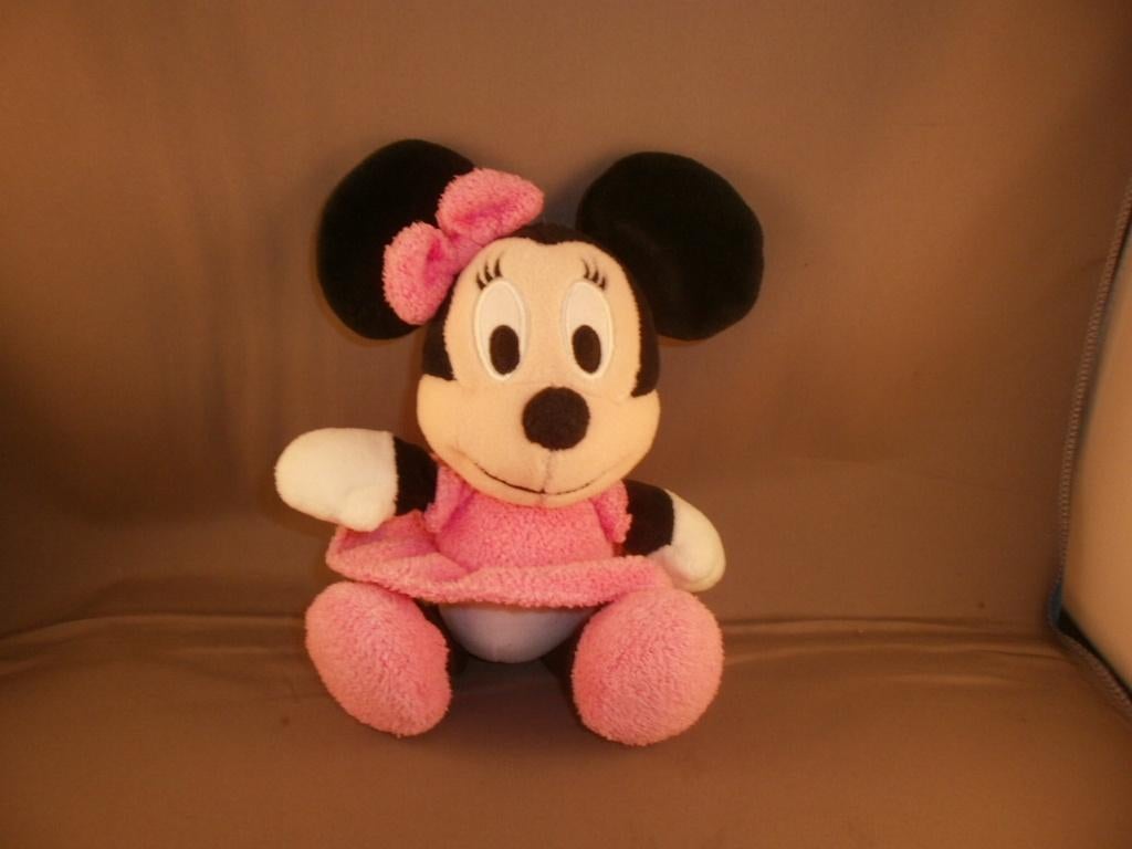 Disney mini Maus tijgertje ijoor met strik op hoofd diverse, Ophalen of Verzenden, Mickey Mouse, Nieuw, Knuffel