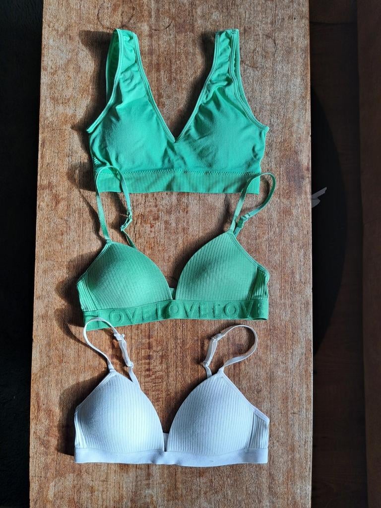 3 Bh's Hema 70B en S, Hema, Ophalen of Verzenden, Groen, BH