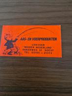 6432 Sticker Aas- en Voerprodukten Lokvoer Midden Nederland, Ophalen of Verzenden, Nieuw