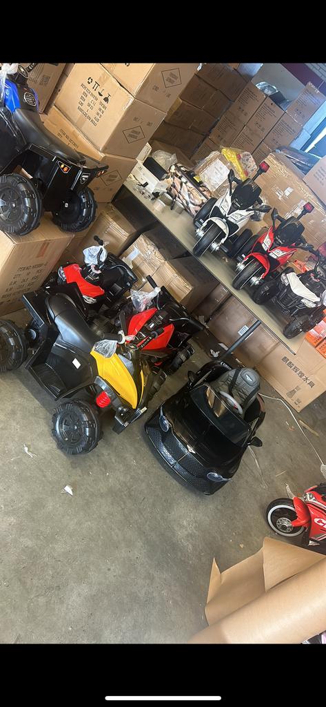 Elektrische kinder auto’s , motoren en quads nieuw in doos, Ophalen of Verzenden, Zo goed als nieuw