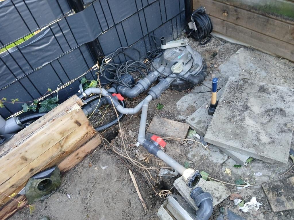 vijver filter  met ingebouwde uv lamp ,pomp en waterval, Ophalen, Gebruikt, Vijverfilter