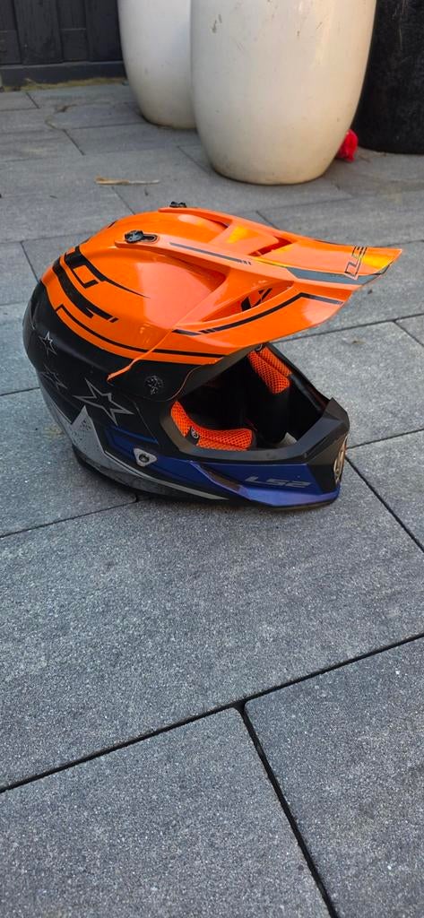LS2 MX Crosshelm - Maat XL - Fris Gewassen Binnenvoering, Motoren, Kleding | Motorhelmen, Overige merken, XL, Ophalen of Verzenden