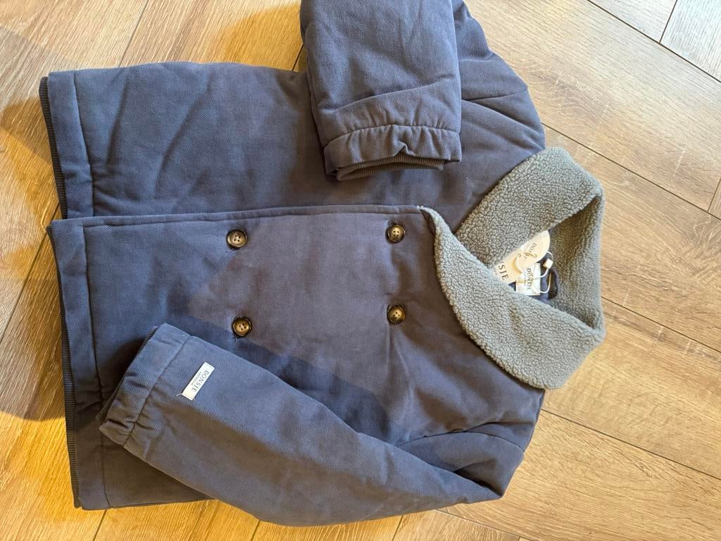 Nieuwe donsje jas crulli jacket spruce 7/8 jaar 128, Ophalen of Verzenden, Nieuw, Jongen, Jas