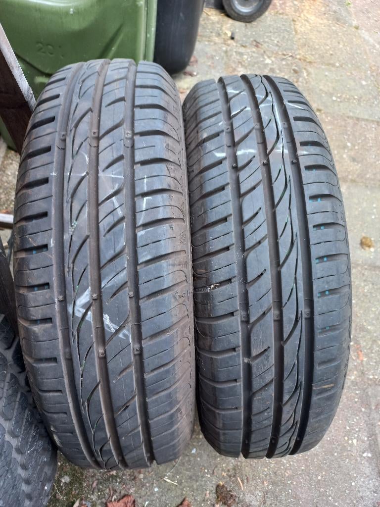 Band 165/70/13 (2x), Auto-onderdelen, Banden en Velgen, Ophalen, Gebruikt, 13 inch, Band(en)