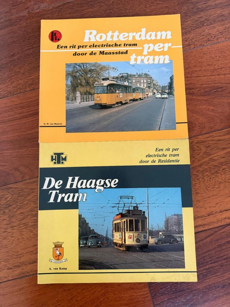 Rotterdam & Den Haag Tram Boeken, Boeken, Vervoer en Transport, Gelezen, Tram, Ophalen of Verzenden
