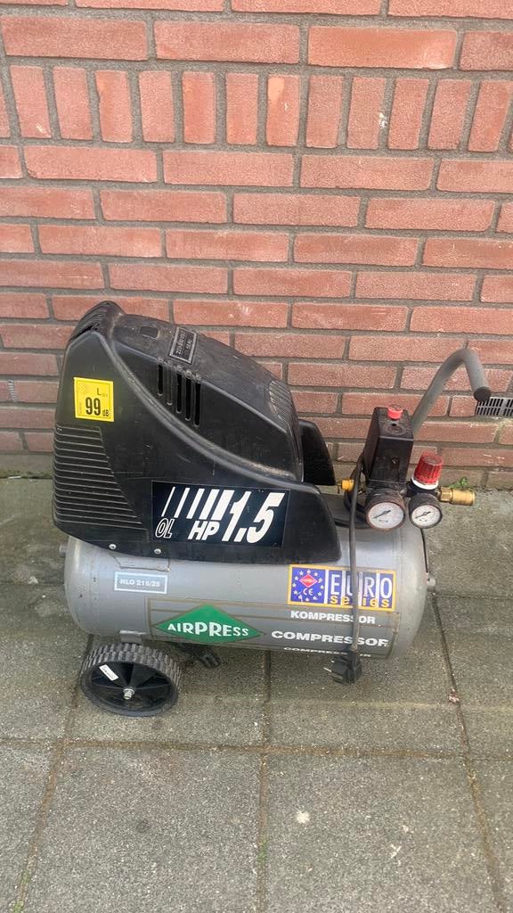 Euro series, Doe-het-zelf en Verbouw, Compressors, Minder dan 25 liter, Ophalen, Zo goed als nieuw, Minder dan 200 liter/min
