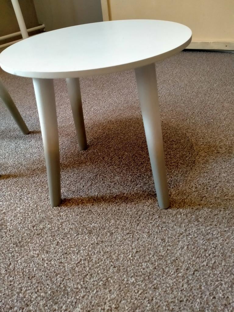 Bijzet tafeltje, Huis en Inrichting, Tafels | Bijzettafels, Ophalen, Rond, Minder dan 55 cm, Minder dan 45 cm