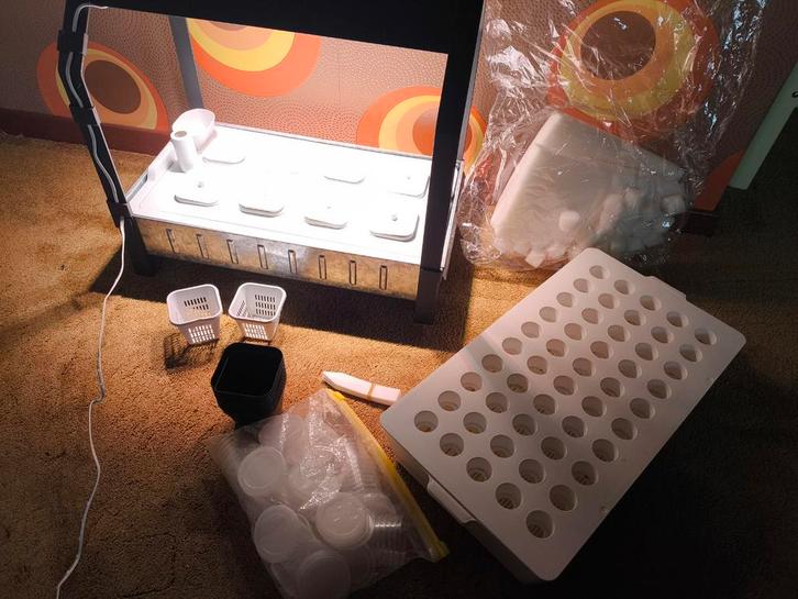 Ikea Krydda Vaxer kweekkas kweekset groeilamp, Tuin en Terras, Kweekspullen, Gebruikt, Kweeklamp, Ophalen