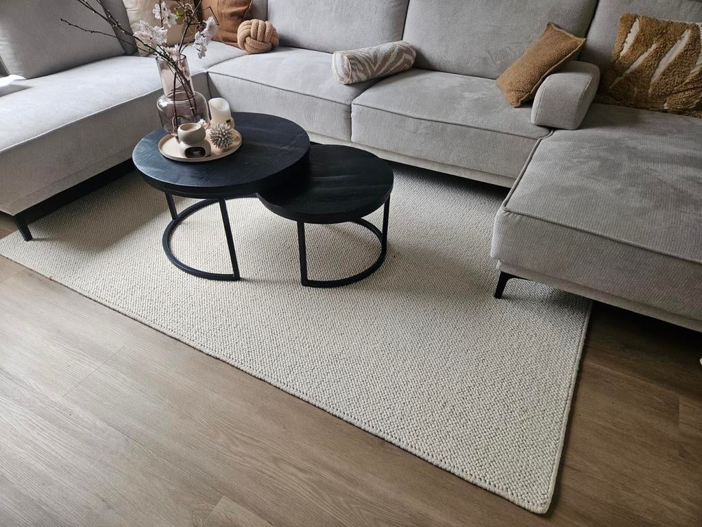 Nieuw Vloerkleed 170x230 Cream, Huis en Inrichting, Ophalen, 150 tot 200 cm, Crème, Rechthoekig