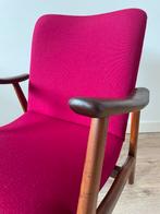 Fauteuil - Louis van Teeffelen - nieuw gestoffeerd, Huis en Inrichting, Fauteuils, Ophalen, 75 tot 100 cm, Zo goed als nieuw, Retro, vintage, 50's, 60's, 70's, deens design, mid century