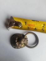 Koperen mini deurklopper met leeuwenkop, Ophalen of Verzenden, Koper