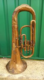 Oud, vintage blaasinstrument, bugel uit Tilburg, Ophalen, Gebruikt, Koperblazer