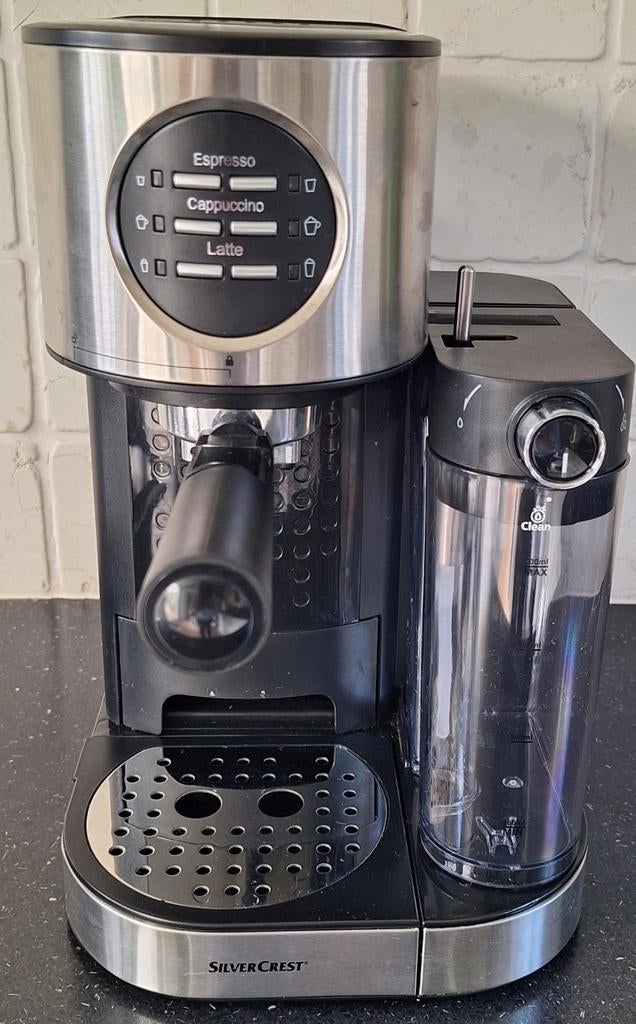 SILVERCREST espressomachine SEMM 1470A1, Witgoed en Apparatuur, Koffiezetapparaten, Ophalen of Verzenden, Zo goed als nieuw, Espresso apparaat
