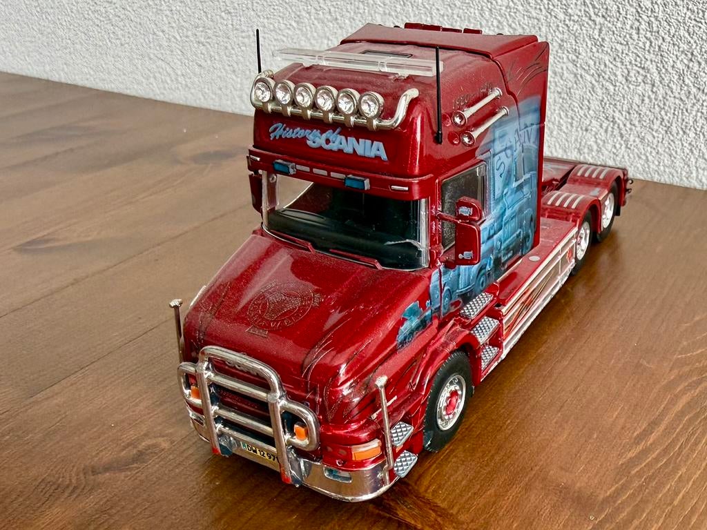 Tekno, The History of Scania T164 - Poul’s Bremse Service, Ophalen of Verzenden, Zo goed als nieuw, Bus of Vrachtwagen, Tekno