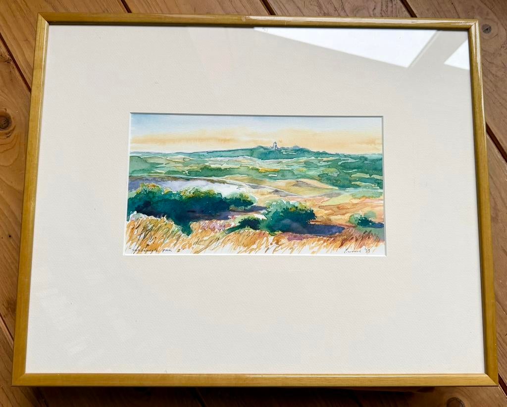 Ewoud de Groot aquarel landschap, Ophalen
