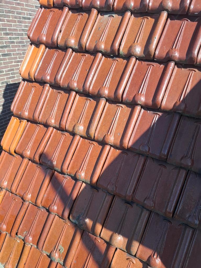 Geglazuurde kruis pannnen rood, Ophalen, Gebruikt