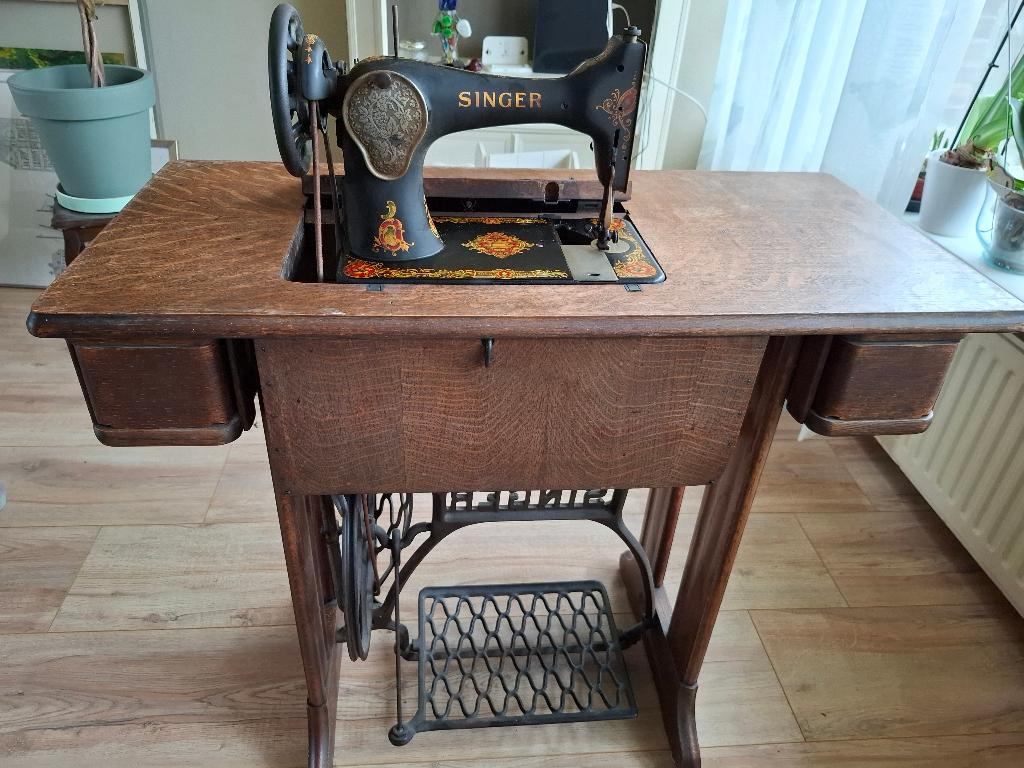 Singer naaimachine, Ophalen