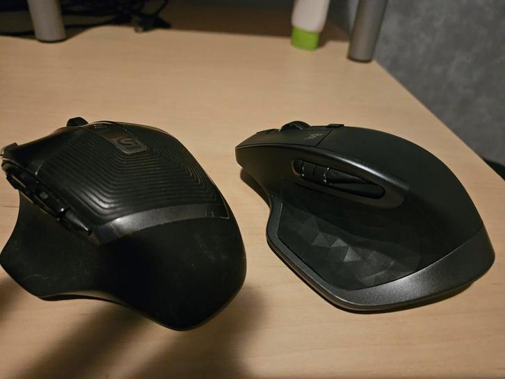 Logitech MX Master 2S en G602 Gamingmouse, Computers en Software, Muizen, Gebruikt, Muis, Rechtshandig, Draadloos, Ergonomisch