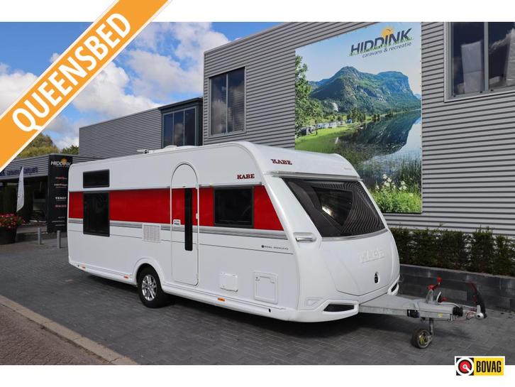 Kabe Royal 560 GLE KS B16 QUEENSBED, Caravans en Kamperen, Caravans, Bedrijf, tot en met 4, 1500 - 2000 kg, Rondzit, Kabe, Queensbed