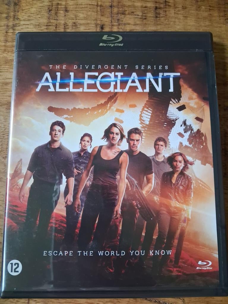 The Divergent Series: Allegiant Blu-ray, Cd's en Dvd's, Blu-ray, Ophalen of Verzenden, Zo goed als nieuw, Actie