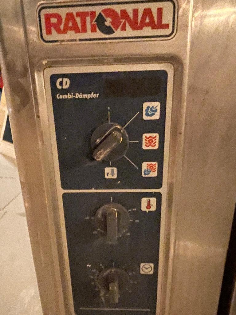 Rational Combi stoom oven, Ophalen, Gebruikt, 60 cm of meer, Oven met grill