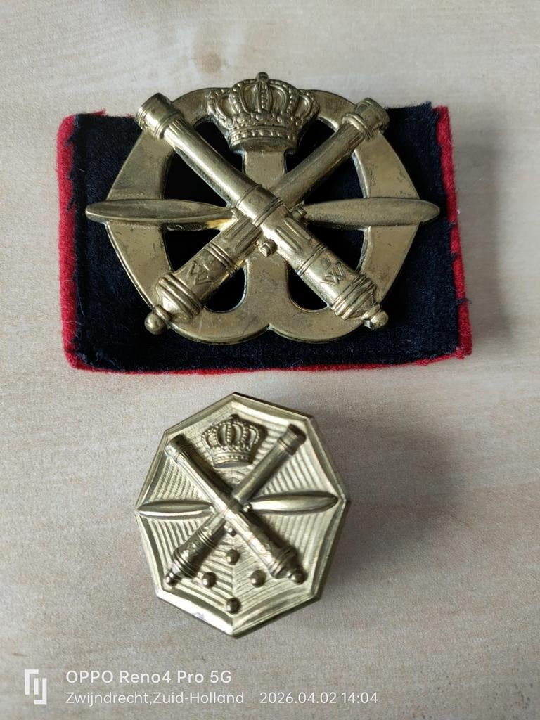 Luchtdoel artillerie, Verzenden, Landmacht, Nederland, Embleem of Badge