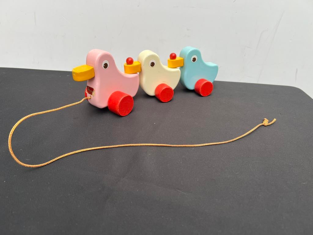 Te Koop : Vintage Trekeend Walts Germany Trek Eens Hout, Kinderen en Baby's, Speelgoed | Houten speelgoed, Ophalen of Verzenden