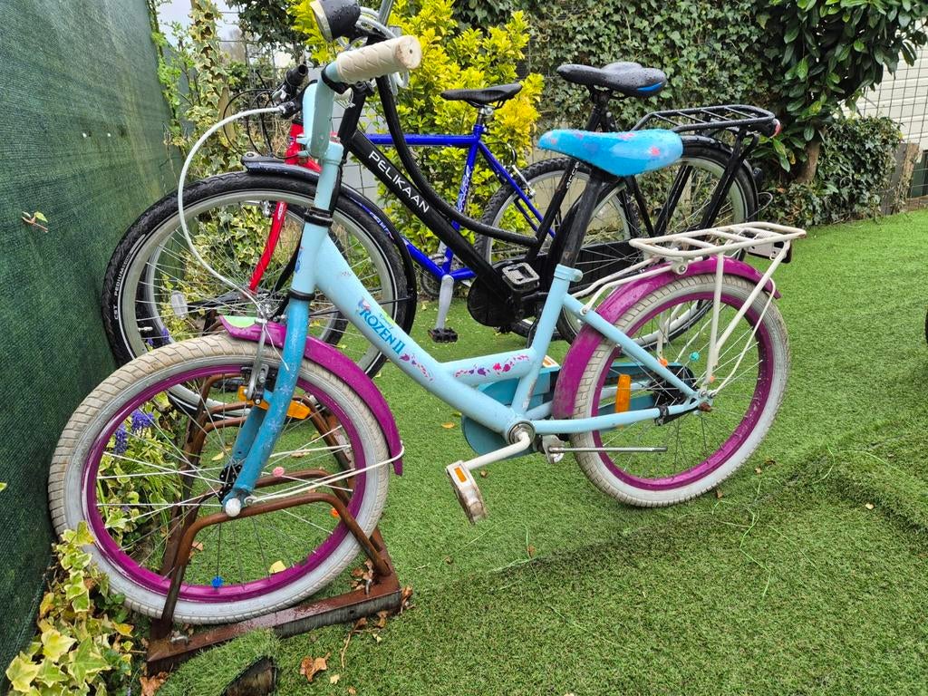 Frozen kinderfietsje, Ophalen of Verzenden, Gebruikt, Minder dan 16 inch