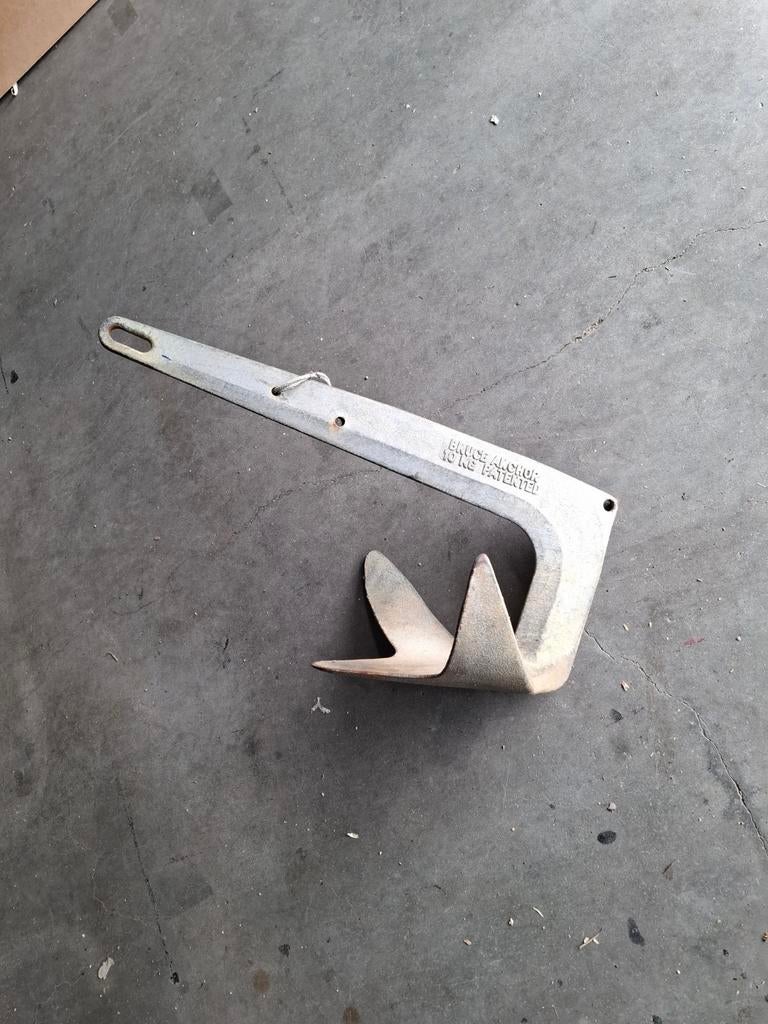 Gegalvaniseerd Bruce anker 10 kg (alleen ophalen ), Ophalen of Verzenden, Gebruikt, Overige typen