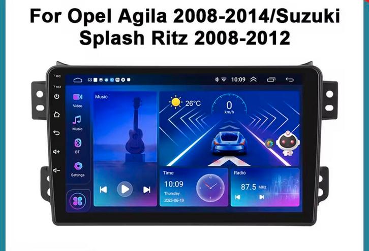 Auto radio Opel Agila 2008-2014 SUZUKI Splash RITZ 2008-2012, Auto diversen, Autoradio's, Nieuw, Ophalen of Verzenden