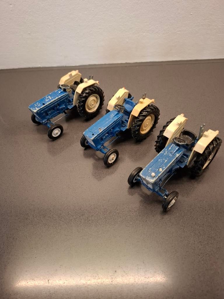 Te koop britains 3x ford 6600, Ophalen of Verzenden, Tractor of Landbouw, Britains