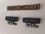 Datsun cherry GL Auto embleem orgineel, Ophalen of Verzenden, Gebruikt, Auto's