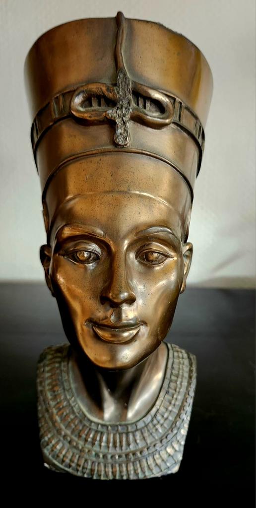 Nefertiti buste 30cm, Ophalen of Verzenden