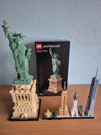 Lego Architecture 21042 en 21028 (NY City - Vrijheidsbeeld), Ophalen of Verzenden, Gebruikt, Complete set, Lego