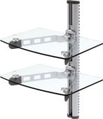 Muurbeugel - 2 Glazen Platen voor Audio/ Video Apparatuur, Ophalen, Gebruikt