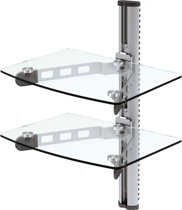 Muurbeugel - 2 Glazen Platen voor Audio/ Video Apparatuur, Audio, Tv en Foto, Televisiebeugels, Gebruikt, Ophalen