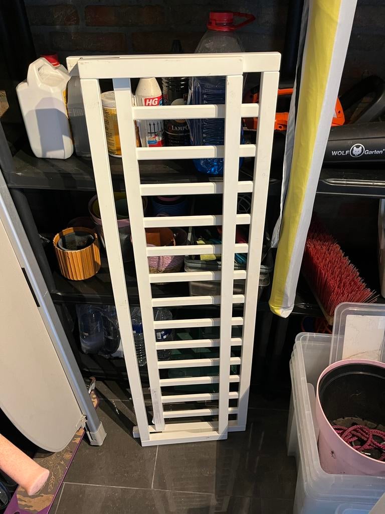 Bedhekje Wit 120cm, Kinderen en Baby's, Kinderkamer | Bedden, Ophalen, Zo goed als nieuw, Minder dan 140 cm, Minder dan 70 cm