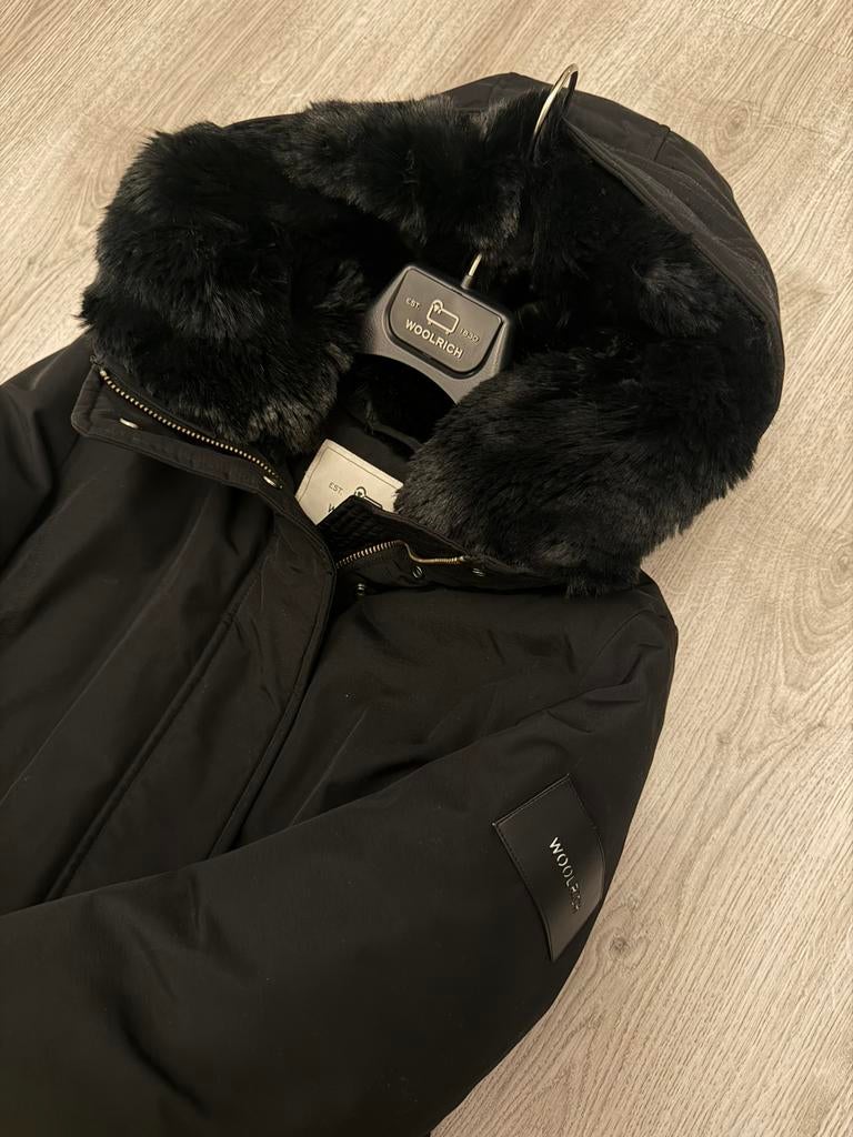Whoolrich parka, Ophalen of Verzenden, Nieuw, Maat 36 (S), Zwart