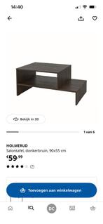 Ikea holmerud tafel, Huis en Inrichting, Tafels | Salontafels, Ophalen, 50 tot 100 cm, Zo goed als nieuw, Minder dan 50 cm