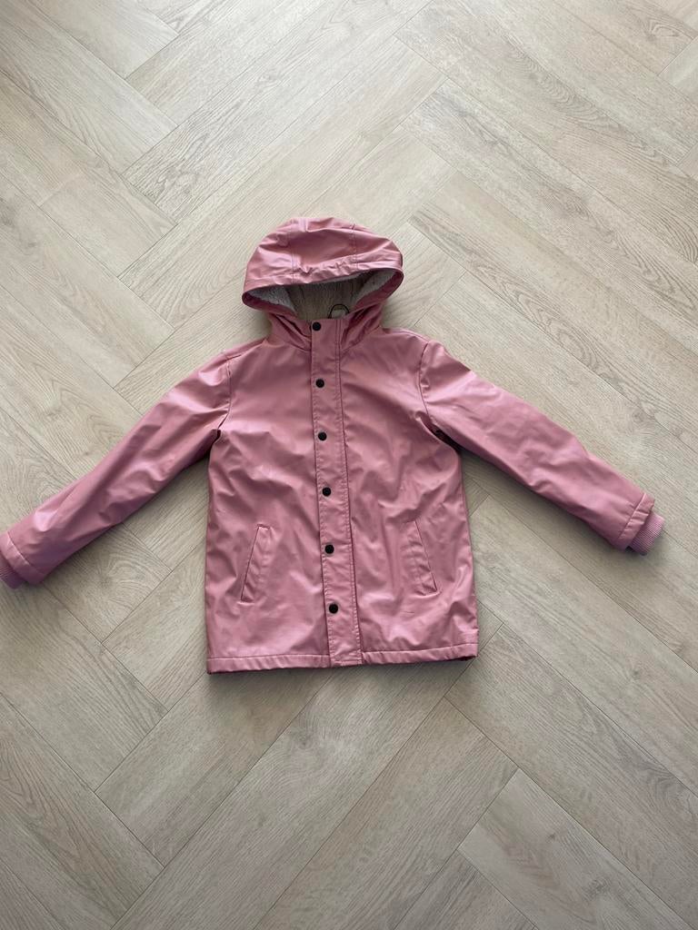 Regenjas 134/140, Ophalen of Verzenden, Gebruikt, Meisje, Jas