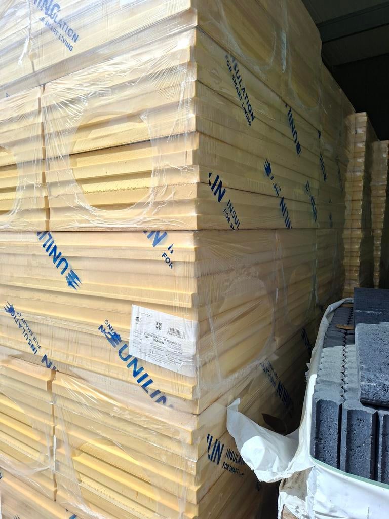 Pir aluminium spouwmuurisolatie 120mm dik OP IS OP 1e keus, Doe-het-zelf en Verbouw, Isolatie en Afdichting, Ophalen, 12 cm of meer