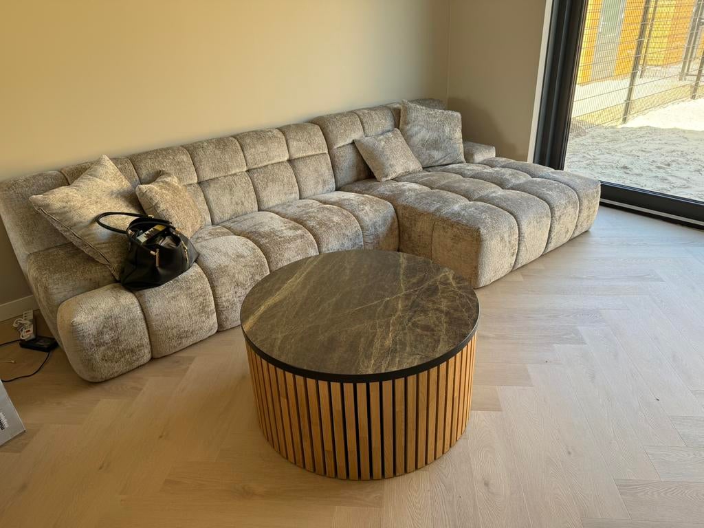 American Home Classic Finn Wood Japandi salontafel, Ophalen, Zo goed als nieuw