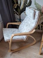 Ikea POÄNG Schommelstoel - hele goede staat, Huis en Inrichting, Stoelen, Ophalen, Gebruikt, Wit, Eén