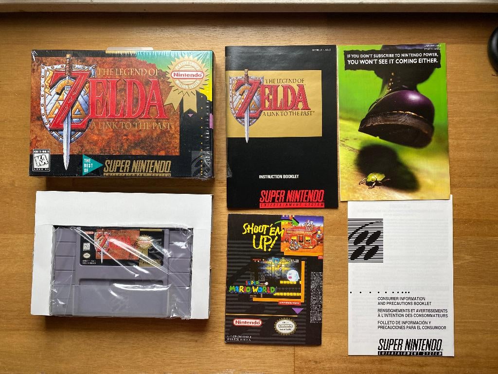 The legend of zelda a link to the past snes usa nieuwstaat, Spelcomputers en Games, Games | Nintendo Super NES, Avontuur en Actie