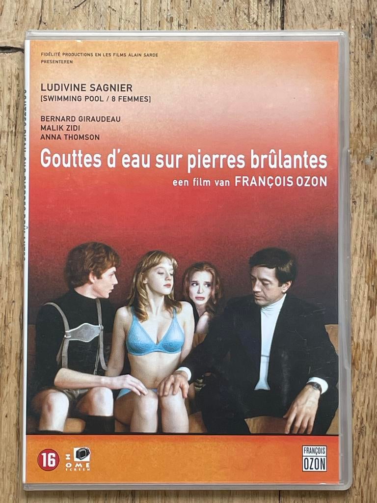 Gouttes d'eau sur pierres brûlantes DVD François Ozon, Cd's en Dvd's, Vanaf 16 jaar, Ophalen of Verzenden, Gebruikt, Drama