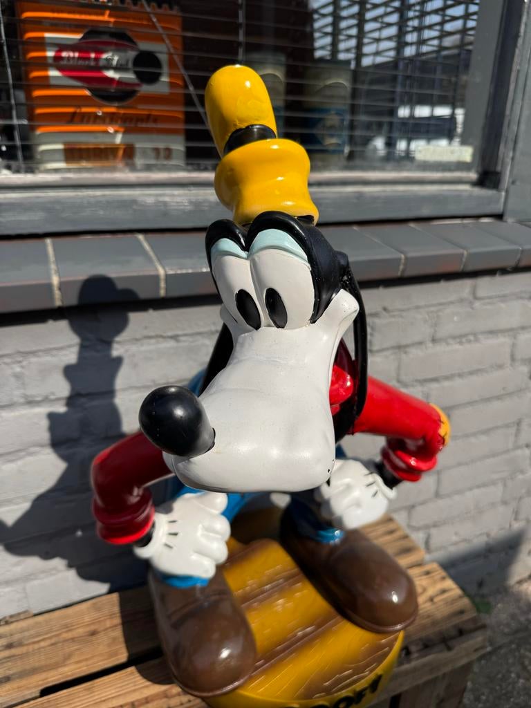 Grote Goofy Beeld - Disney Decoratie, Verzamelen, Disney, Ophalen, Gebruikt, Beeldje of Figuurtje, .
