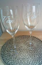 2 Riviera Maison wijnglazen bellen wijnbellen ;-), Ophalen, Gebruikt, Overige typen