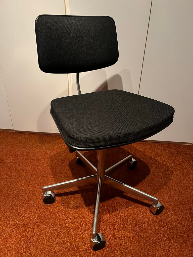 Zwarte bureaustoel Labofa, Huis en Inrichting, Bureaustoelen, Ophalen, Gebruikt, Zwart, Bureaustoel